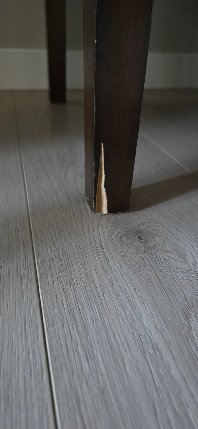 Dining Table with 6 Chairs - Dark Wood image indicator(3)