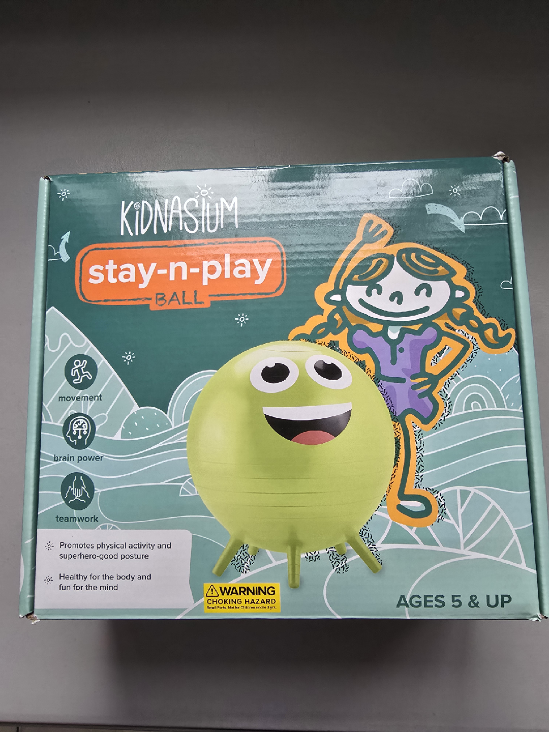 KIDNASIUM Stay-n-Play Ball