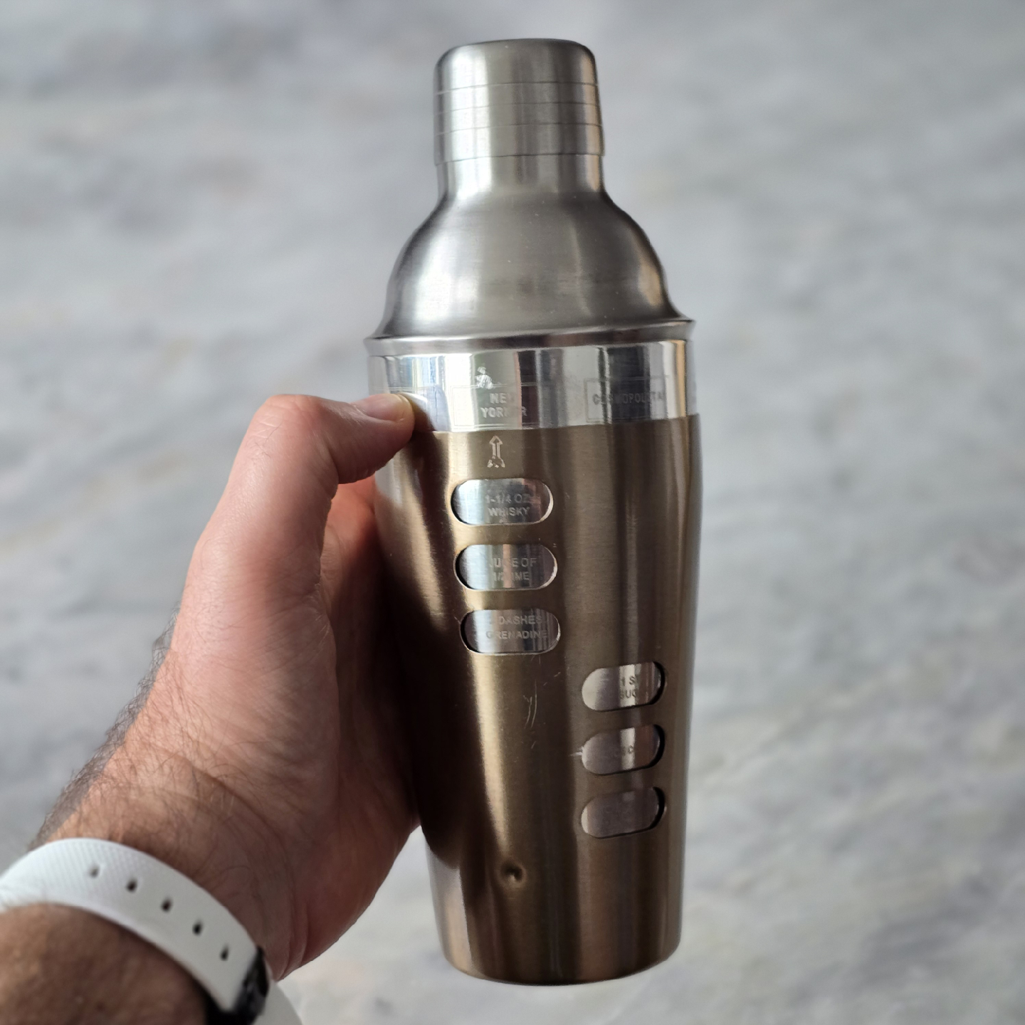 Cocktail Shaker with Recipes