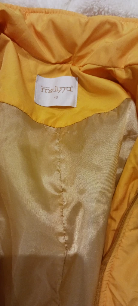 Melissa Mustard Yellow Puffer Jacket