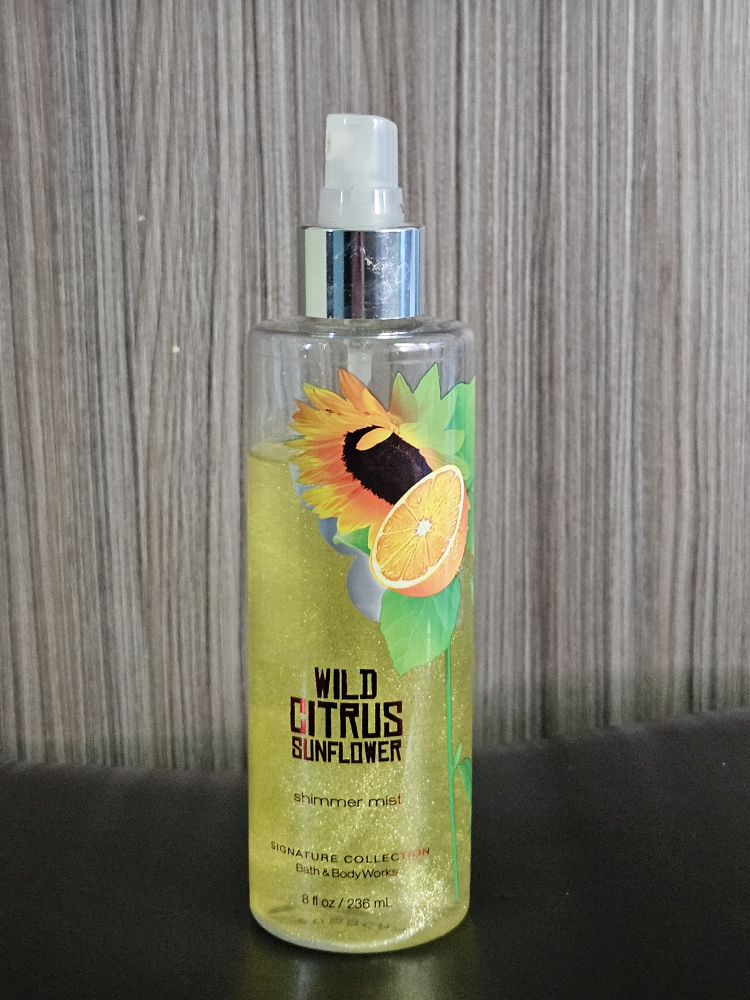 Bath & Body Works Wild Citrus Sunflower Shimmer Mist