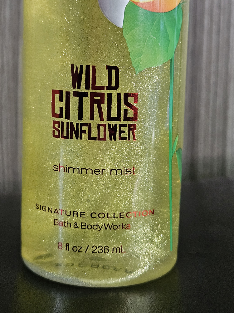 Bath & Body Works Wild Citrus Sunflower Shimmer Mist - photo 2