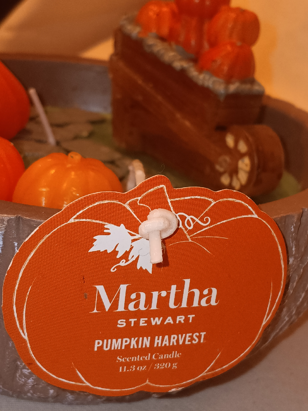 Martha Stewart Pumpkin Harvest Scented Candle - photo 2