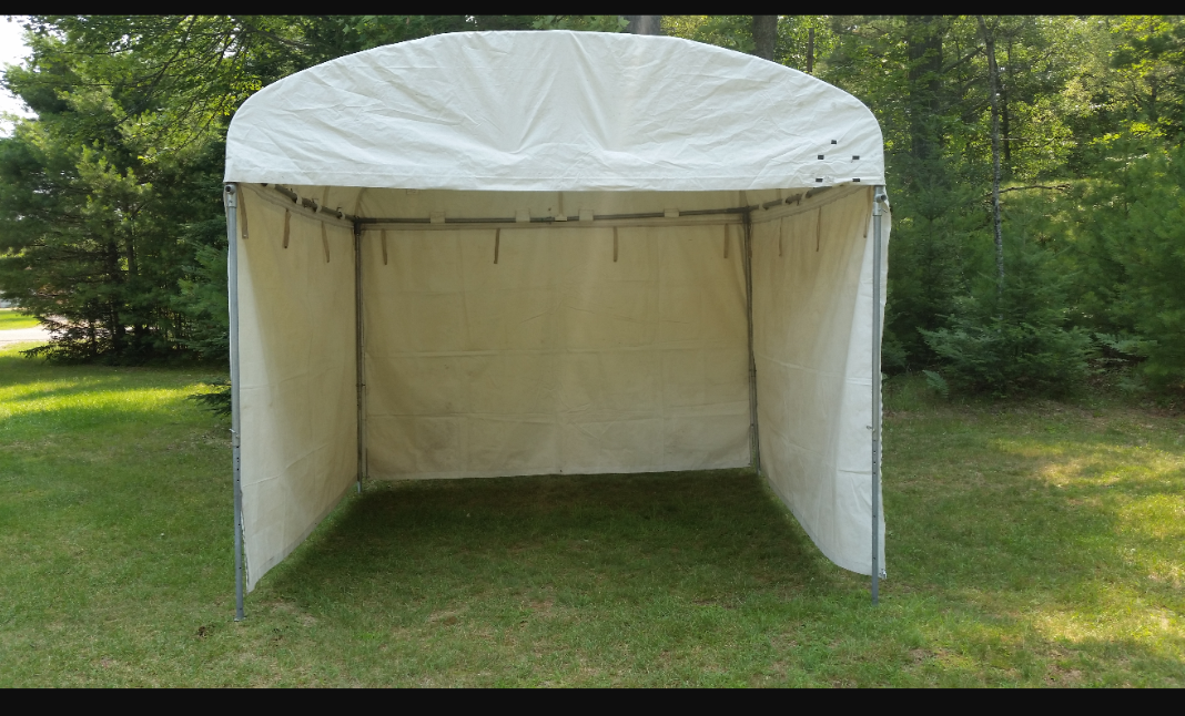 CRAFT HUT 10' X 10' HEAVY DUTY TRIMLINE CANOPY 7' WALLS - photo 2