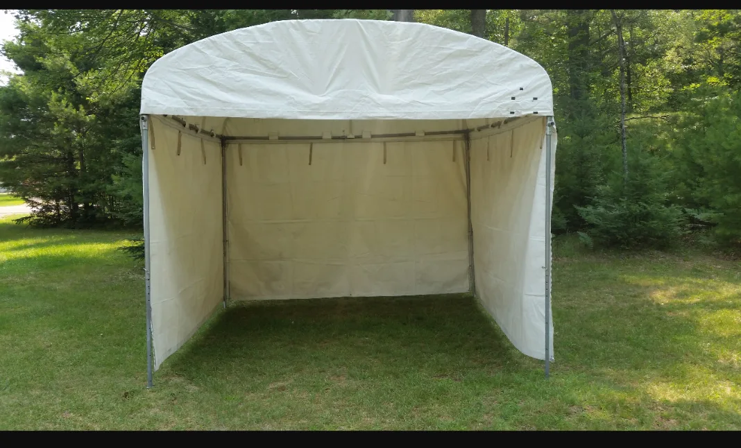 CRAFT HUT 10' X 10' HEAVY DUTY TRIMLINE CANOPY 7' WALLS image indicator(2)