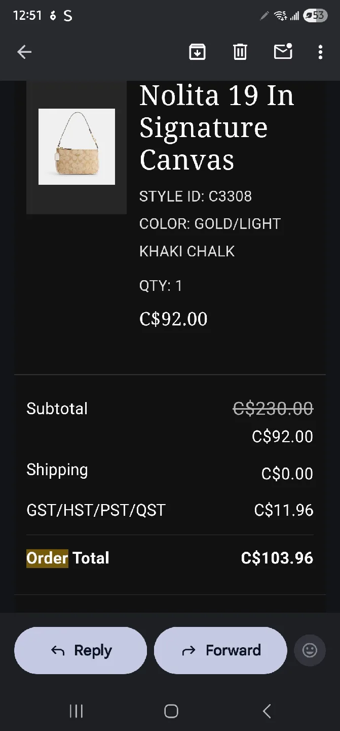 Coach Nolita 19 Signature Canvas Wristlet image indicator(5)