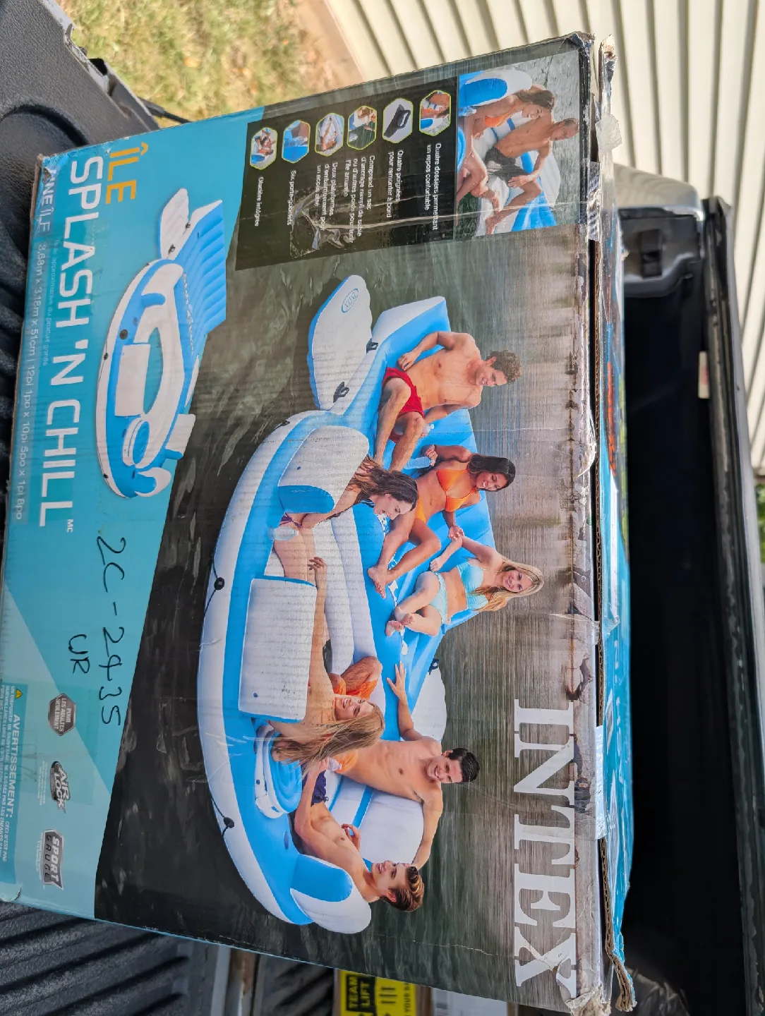 Intex Relaxation Island Lounge 6-Person Raft - Blue image indicator(5)