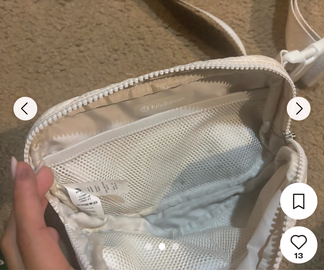 Lululemon Everywhere Belt Bag - White Opal