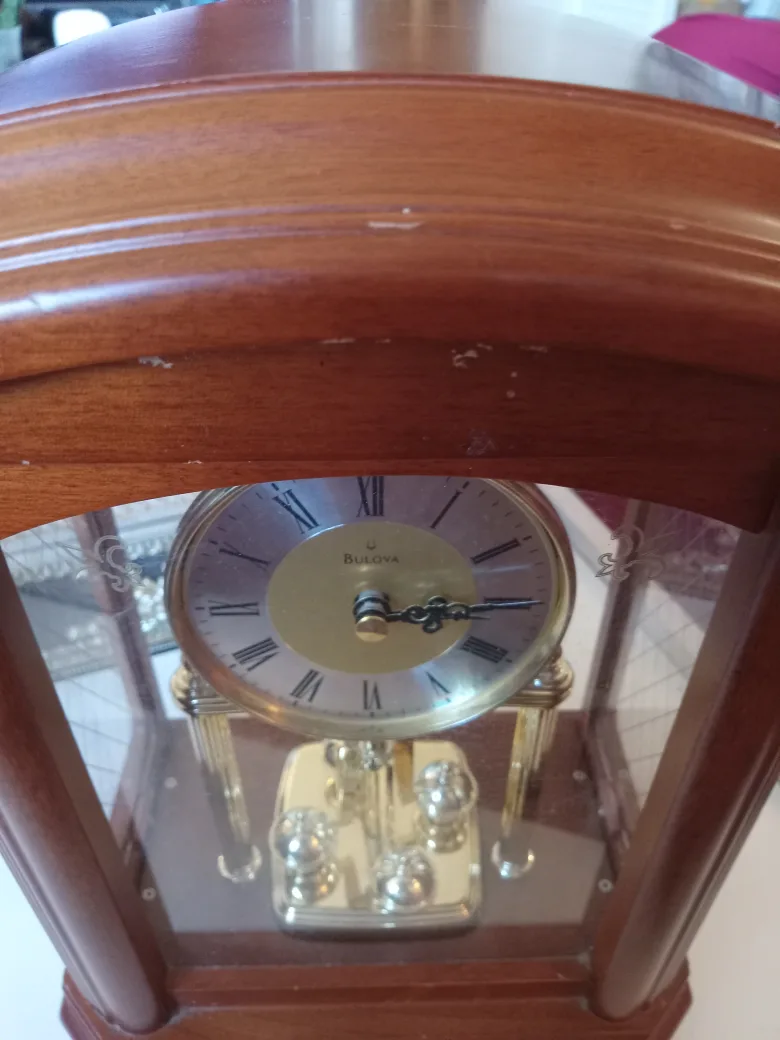 Bulova Mantel Clock with Westminster Chimes image indicator(3)