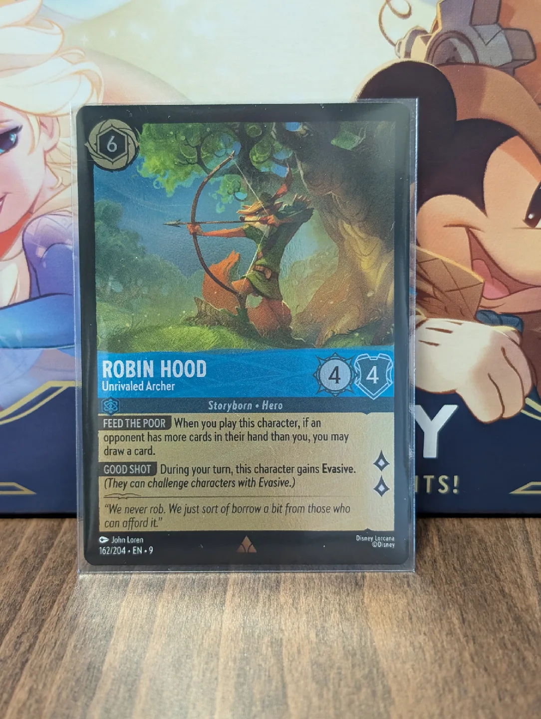 Disney Lorcana - Robin Hood - Unrivaled Archer - Fabled (9) thumbnail