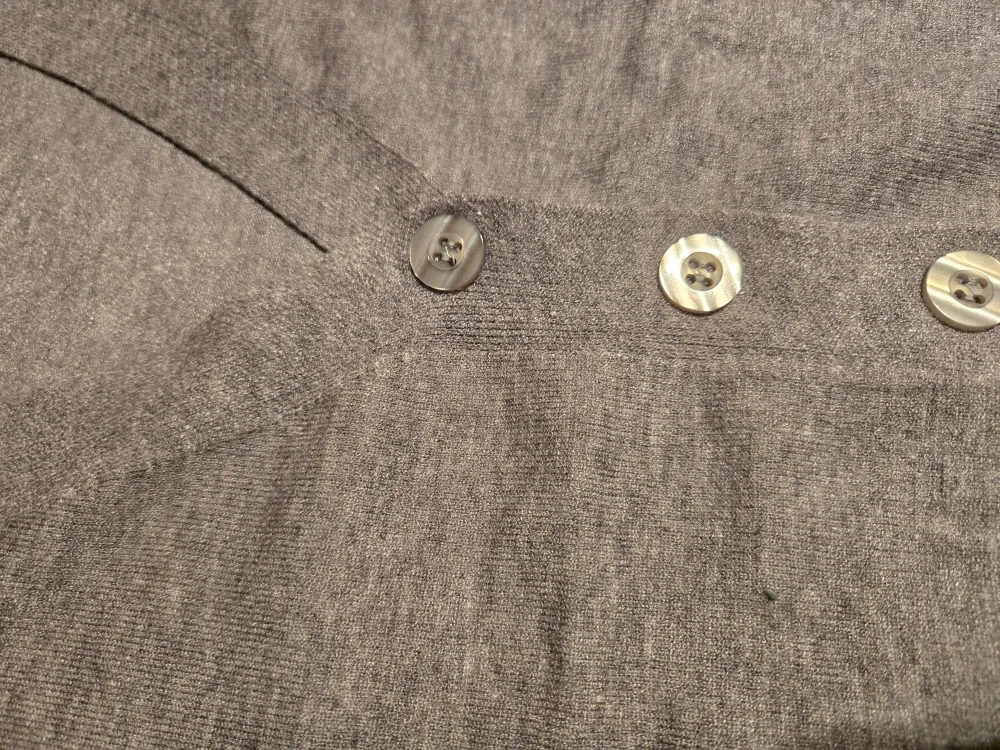 Gray Button-Down Cardigan Sweater image indicator(3)