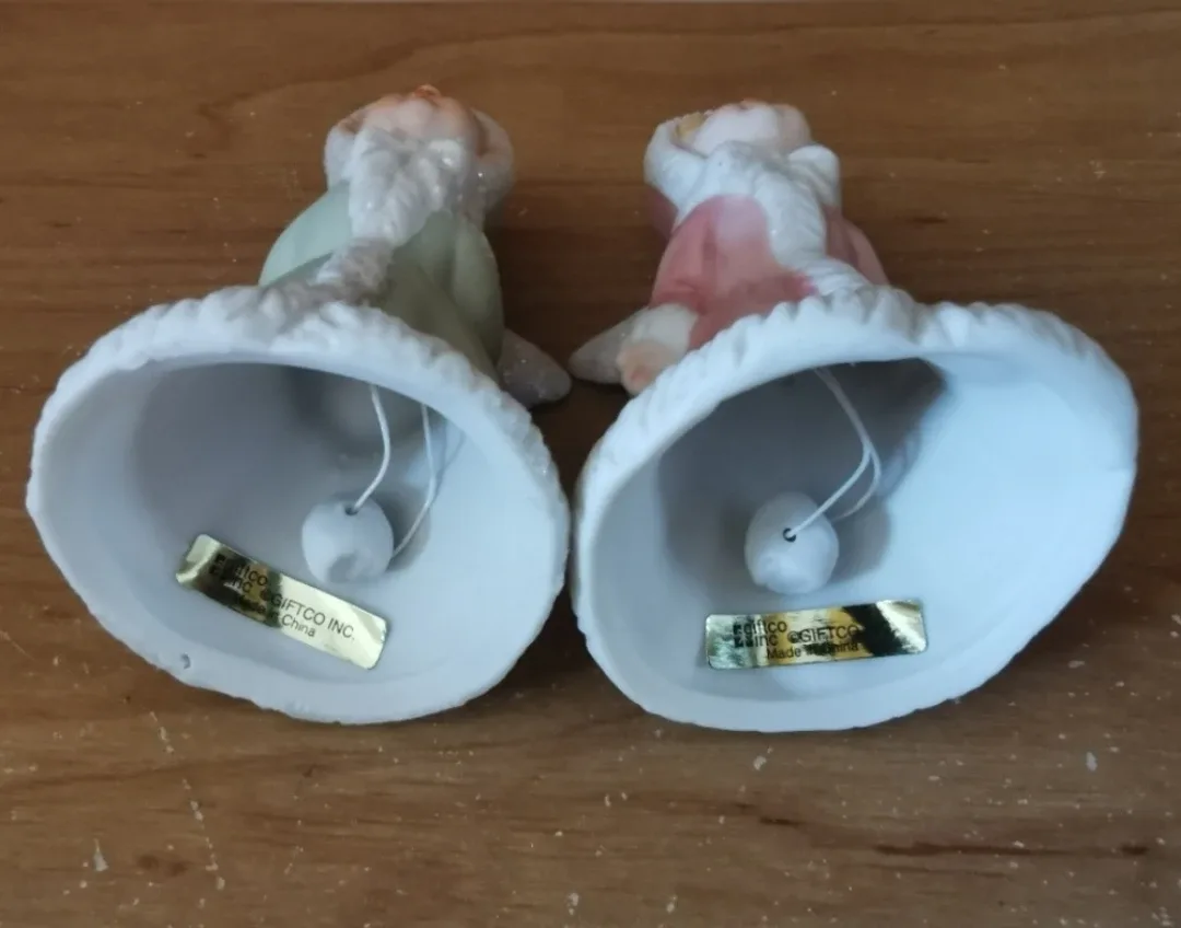 Angels Glitter Bells Christmas Ornaments image indicator(4)