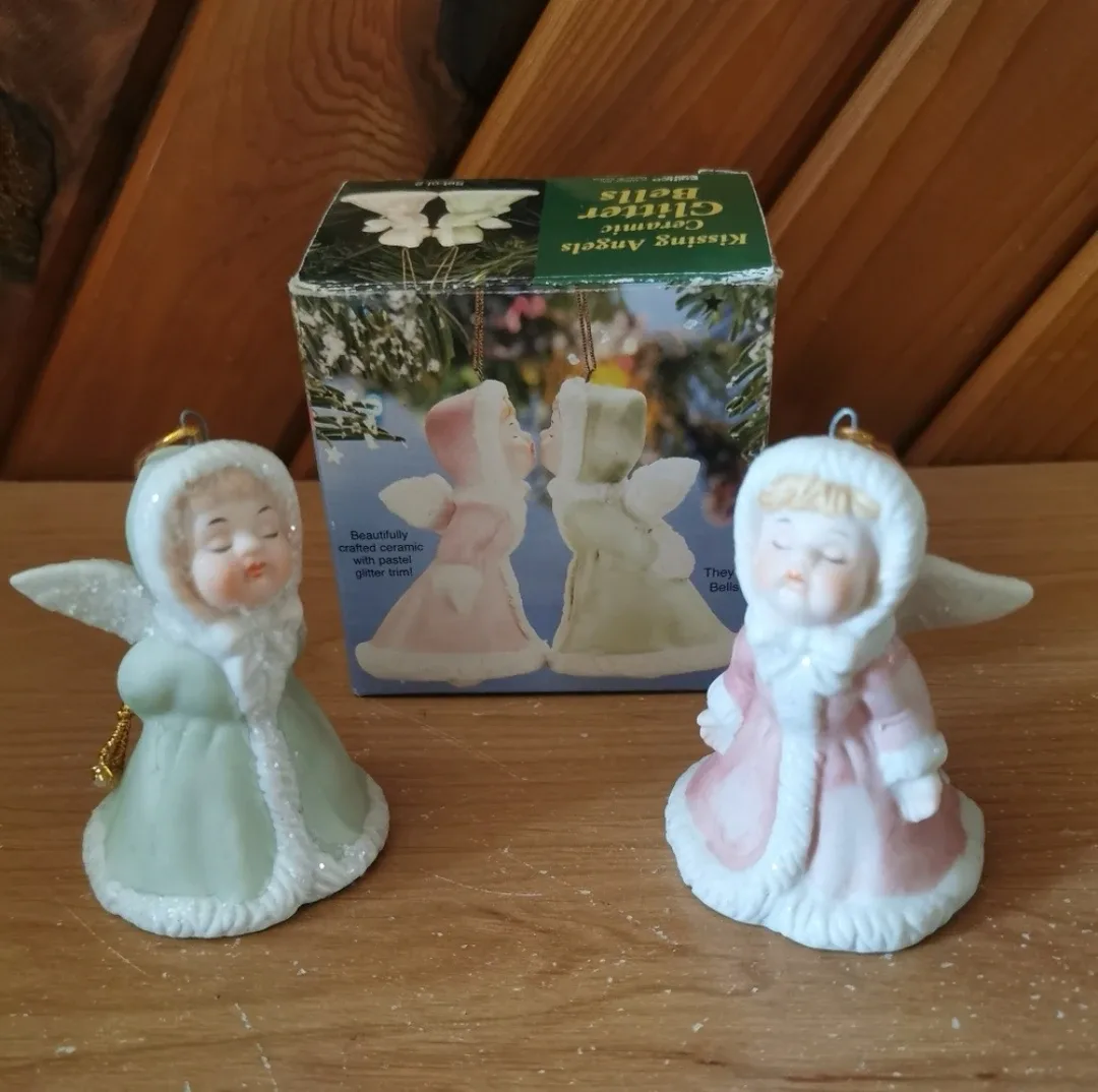Angels Glitter Bells Christmas Ornaments image indicator(6)