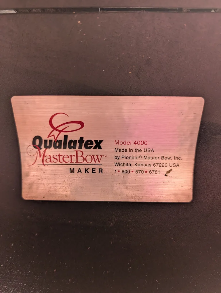 Qualatex MasterBow Maker Model 4000 image indicator(2)
