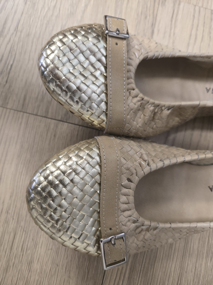 Pons Quintana Leather Ballet Flats - Size 39 - photo 2