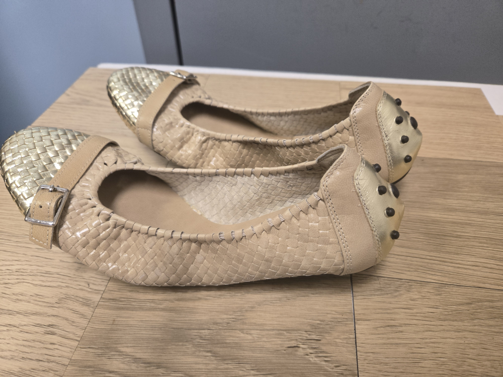 Pons Quintana Leather Ballet Flats - Size 39 - photo 3