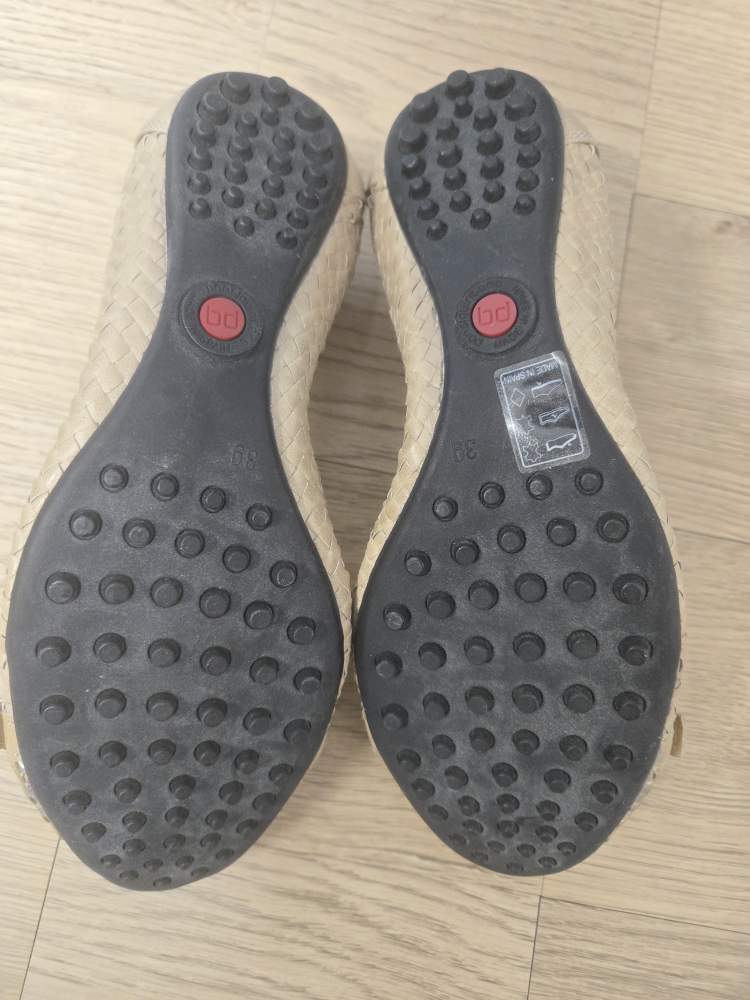 Pons Quintana Leather Ballet Flats - Size 39 - photo 4