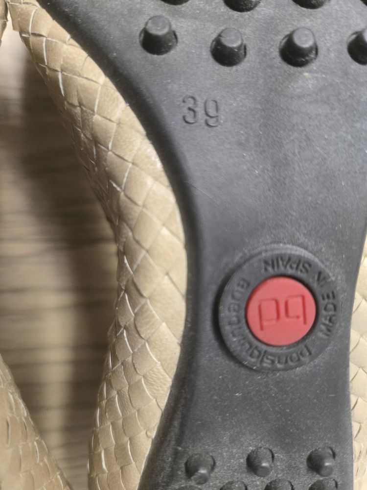 Pons Quintana Leather Ballet Flats - Size 39 - photo 5