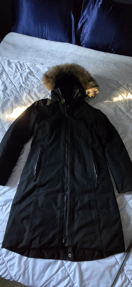 Eddie Bauer Black Down Parka