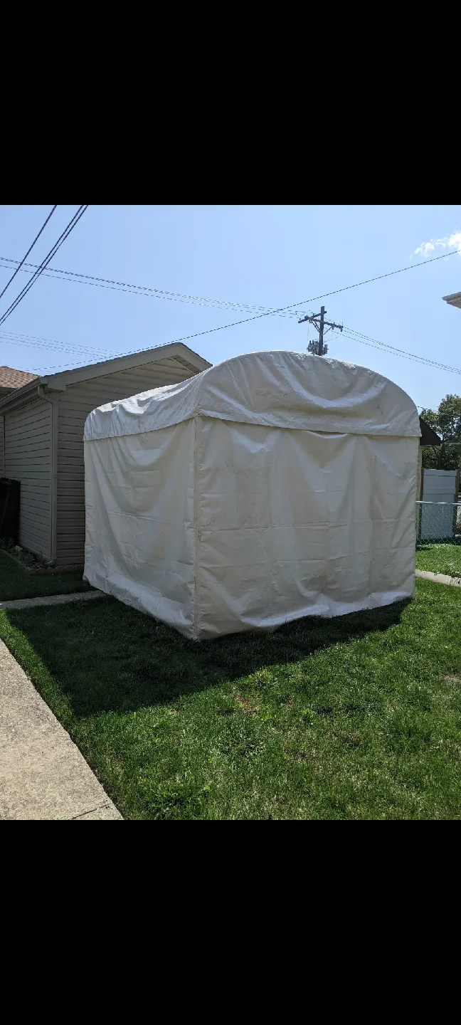 CRAFT HUT 10' X 10' HEAVY DUTY TRIMLINE CANOPY 7' WALLS image indicator(4)