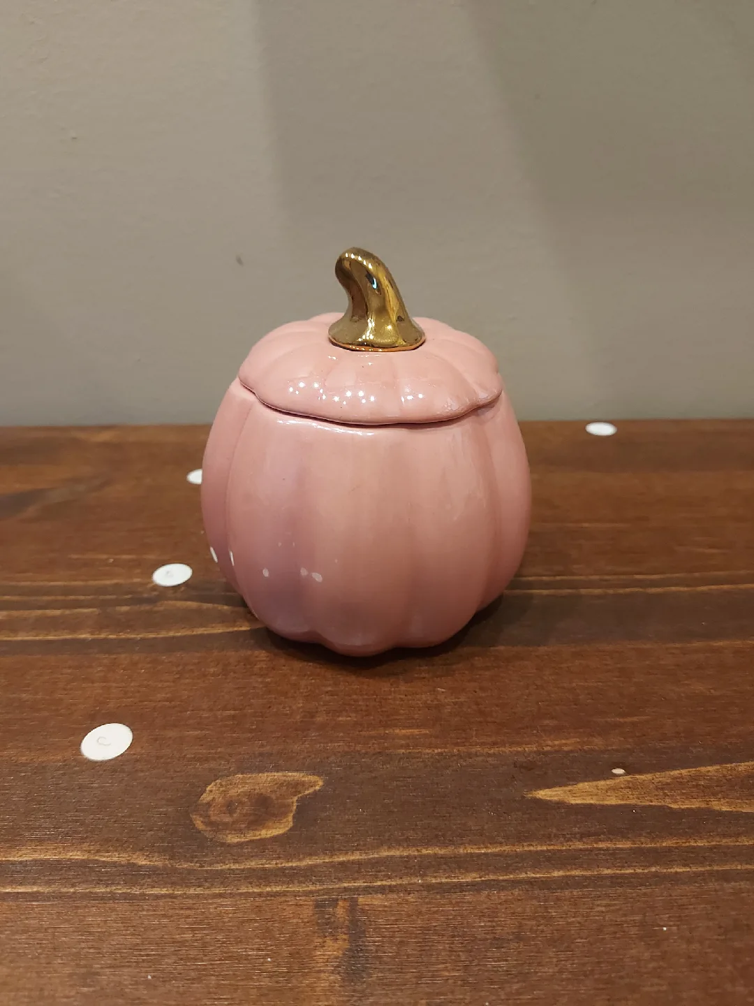 Charmed Aroma Pink Pumpkin Candle Holder