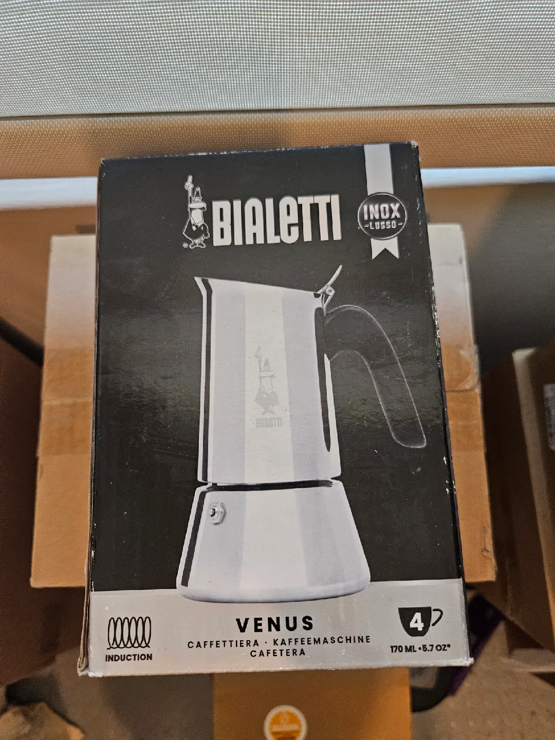 Bialetti Venus 4-Cup Stovetop Espresso Maker - New in Box! thumbnail