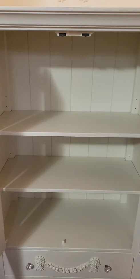 White Display Cabinet with Mesh Doors image indicator(3)