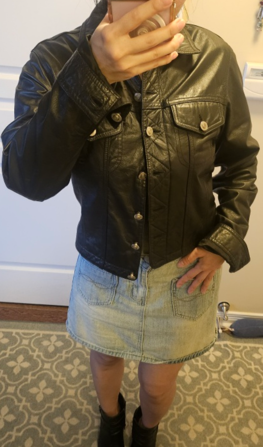 DANIER - Black Genuine Leather Jacket - photo 2