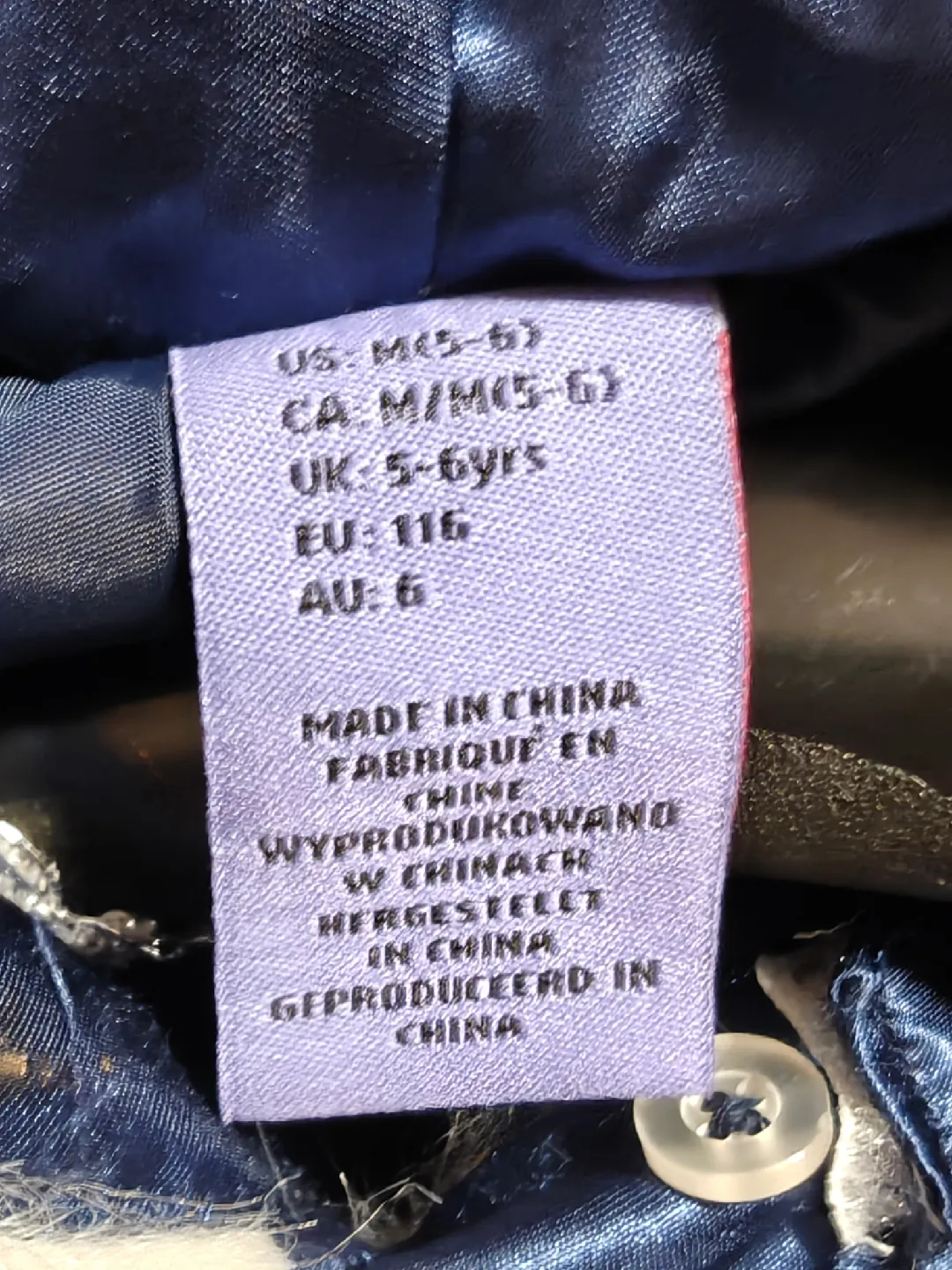 Girls' Blue Velvet Dress - Size M (5-6) image indicator(4)