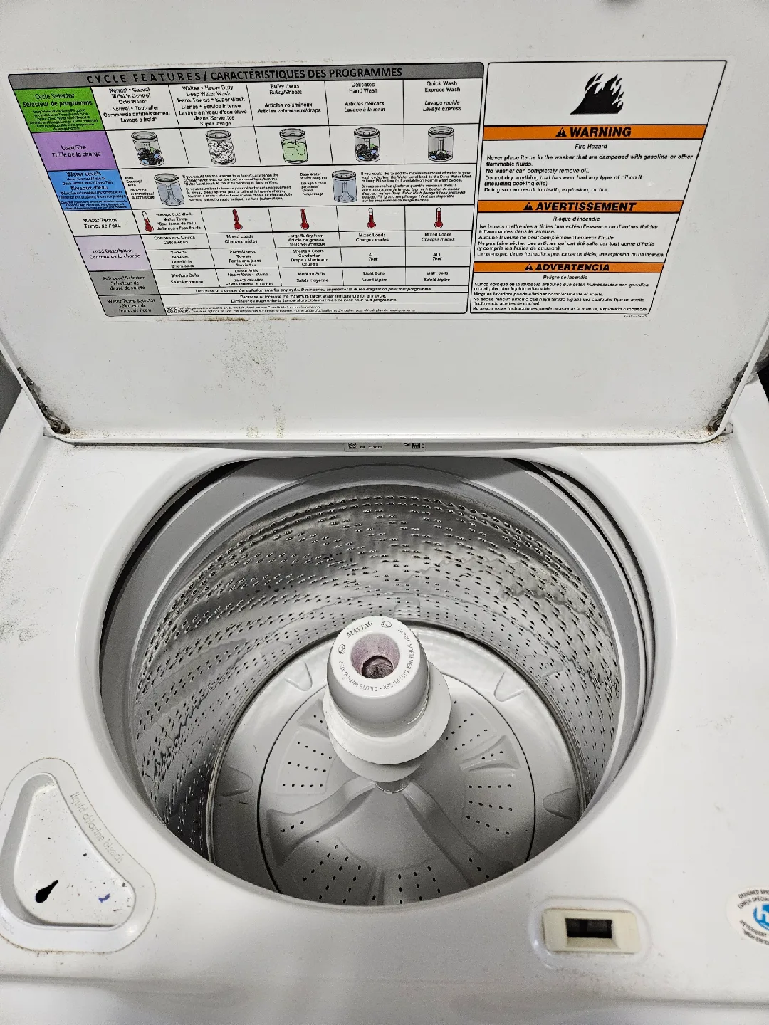 Maytag MVWC416FW1 Top-Loading Washer image indicator(2)