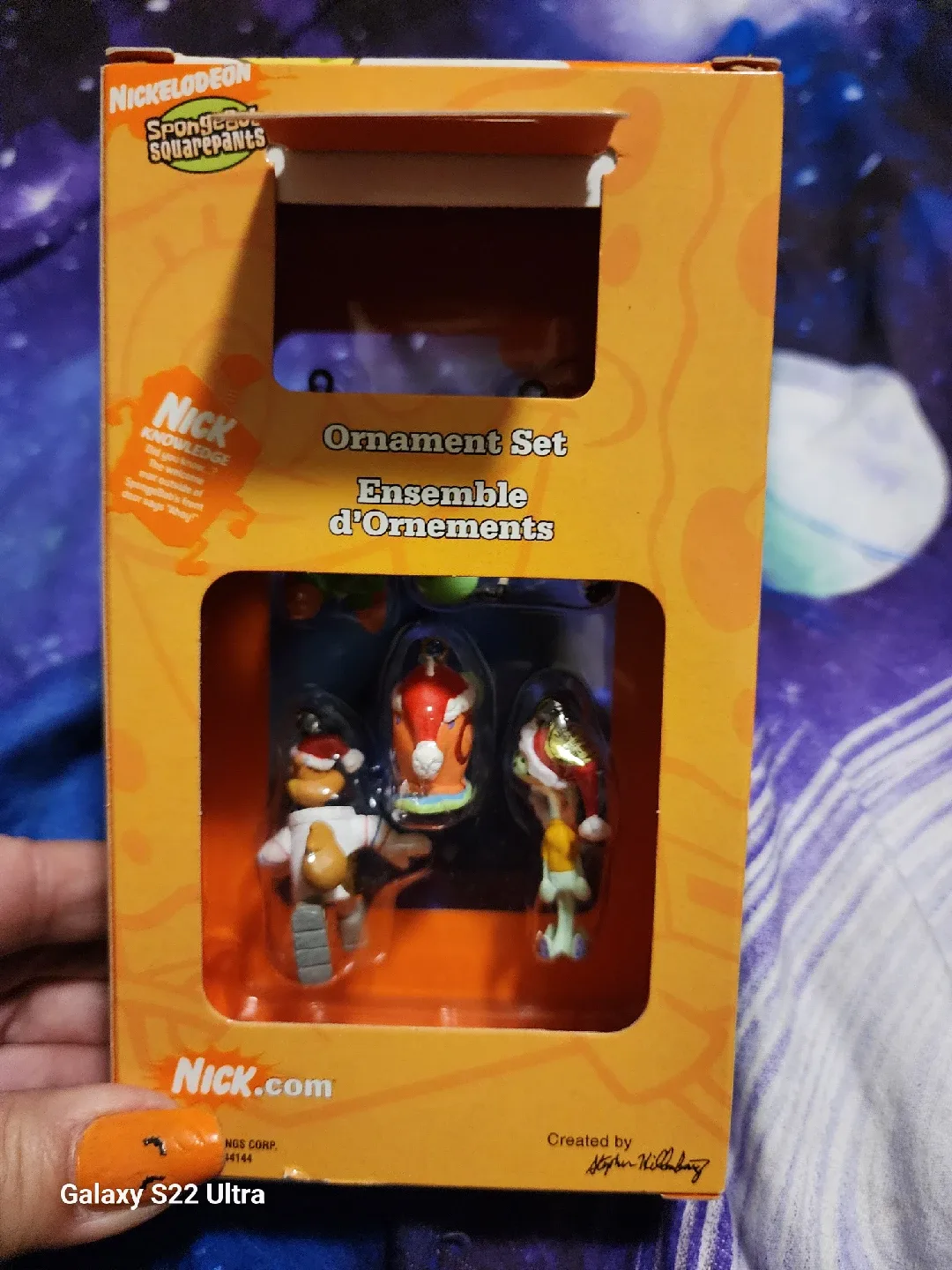 Nickelodeon Spongebob Ornament Set - New in Box! image indicator(2)