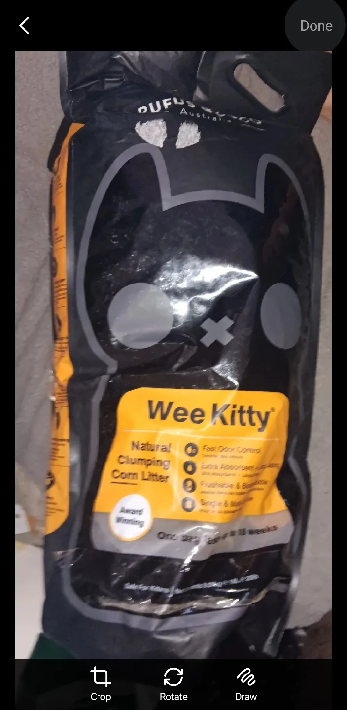 Wee Kitty Natural Clumping Corn Litter thumbnail