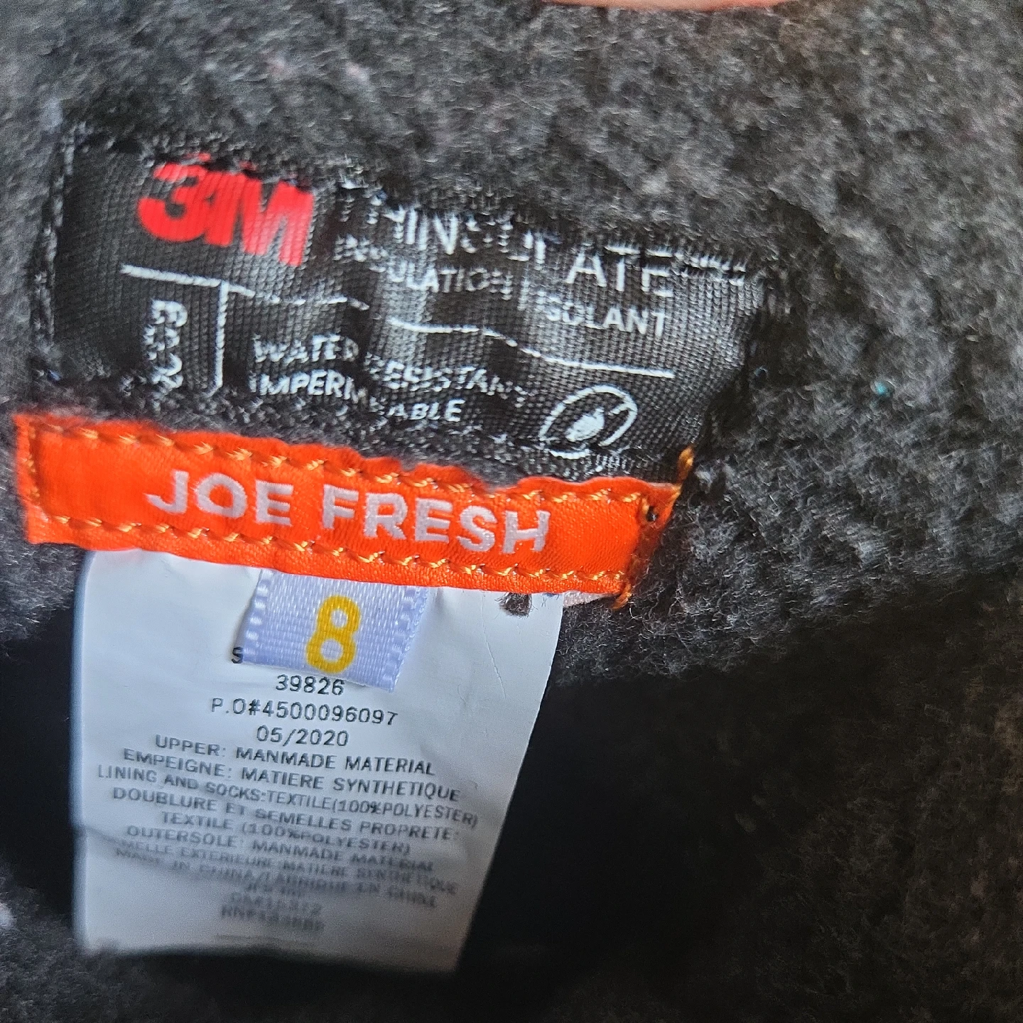 Joe Fresh Kids' Winter Boots - Size 8 - photo 3