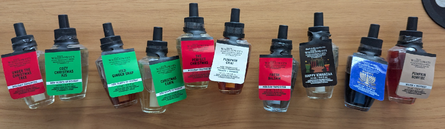 Wallflowers Home Fragrance Refills (Variety)