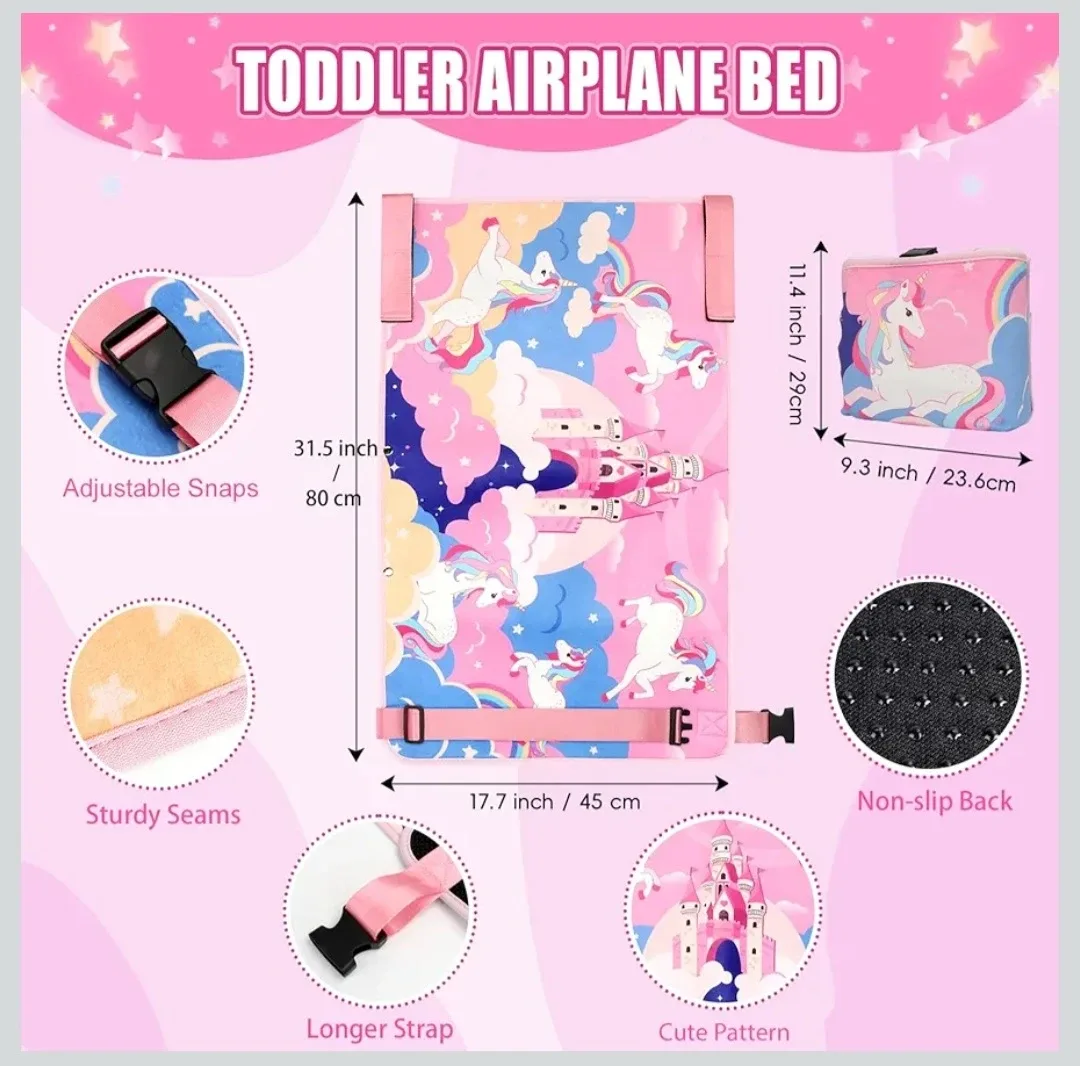 Toddler Airplane Bed - Unicorn Pattern image indicator(3)