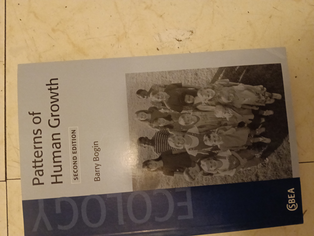 Patterns of Human Growth by Barry Bogin