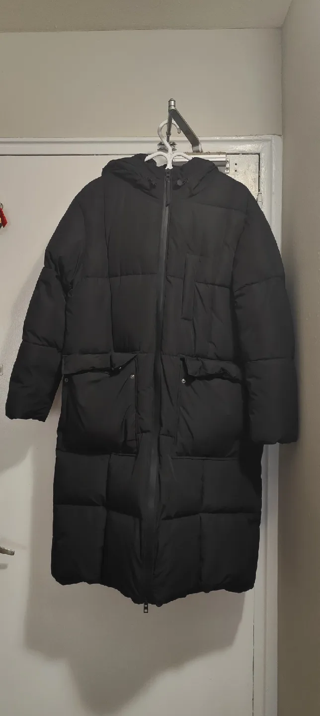 Black Puffer Coat image indicator(3)