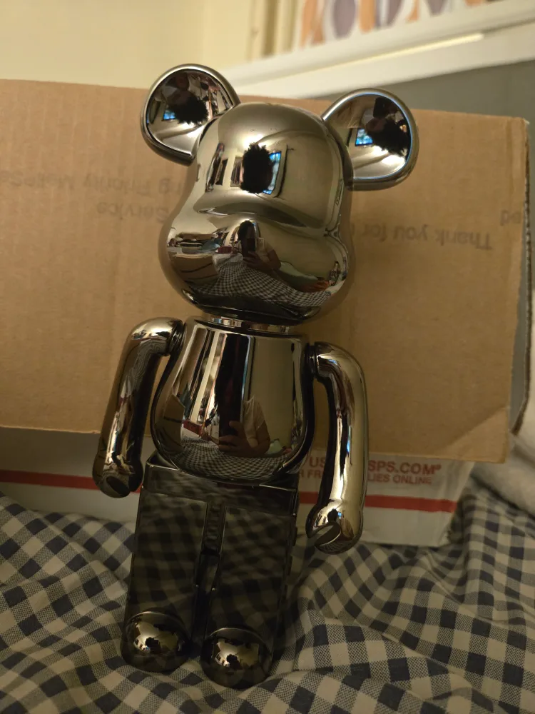Bearbrick Speaker - Metallic Chrome image indicator(2)