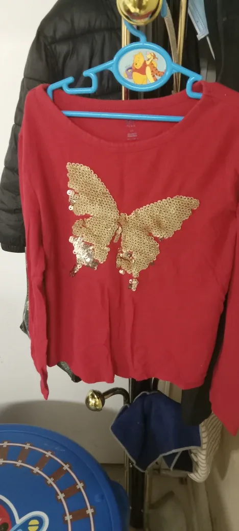 Gap Kids Red Long Sleeve Shirt - Size M (8) thumbnail