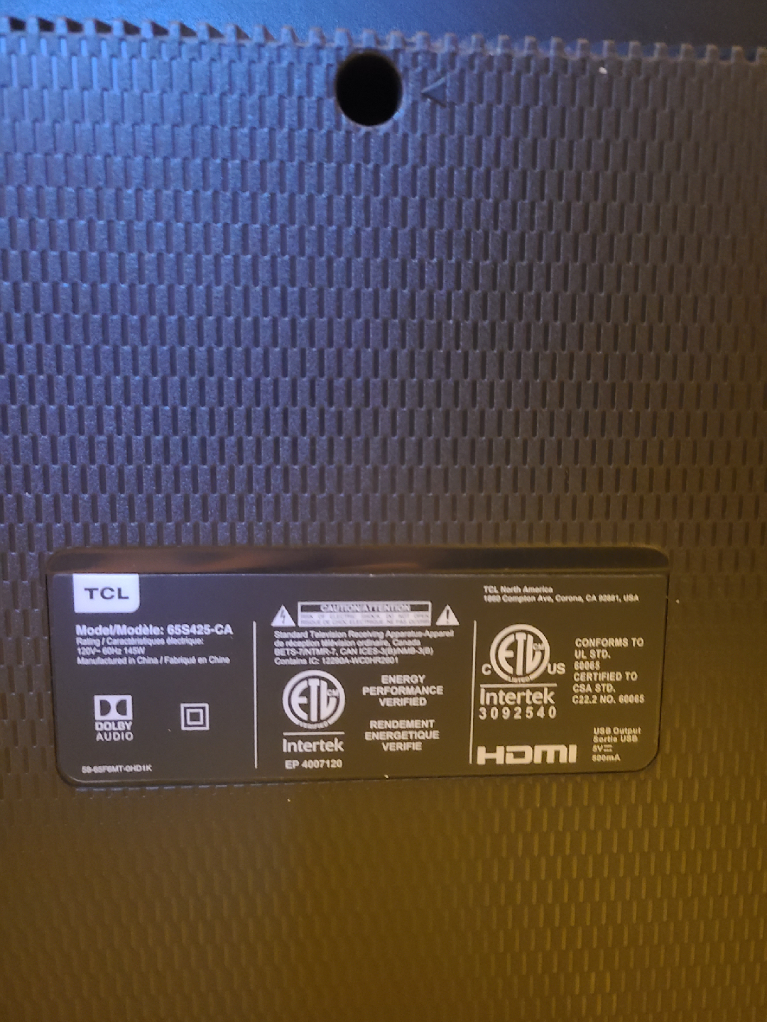 TCL Roku TV 65S425-CA 65 inch 4K HDR - photo 3