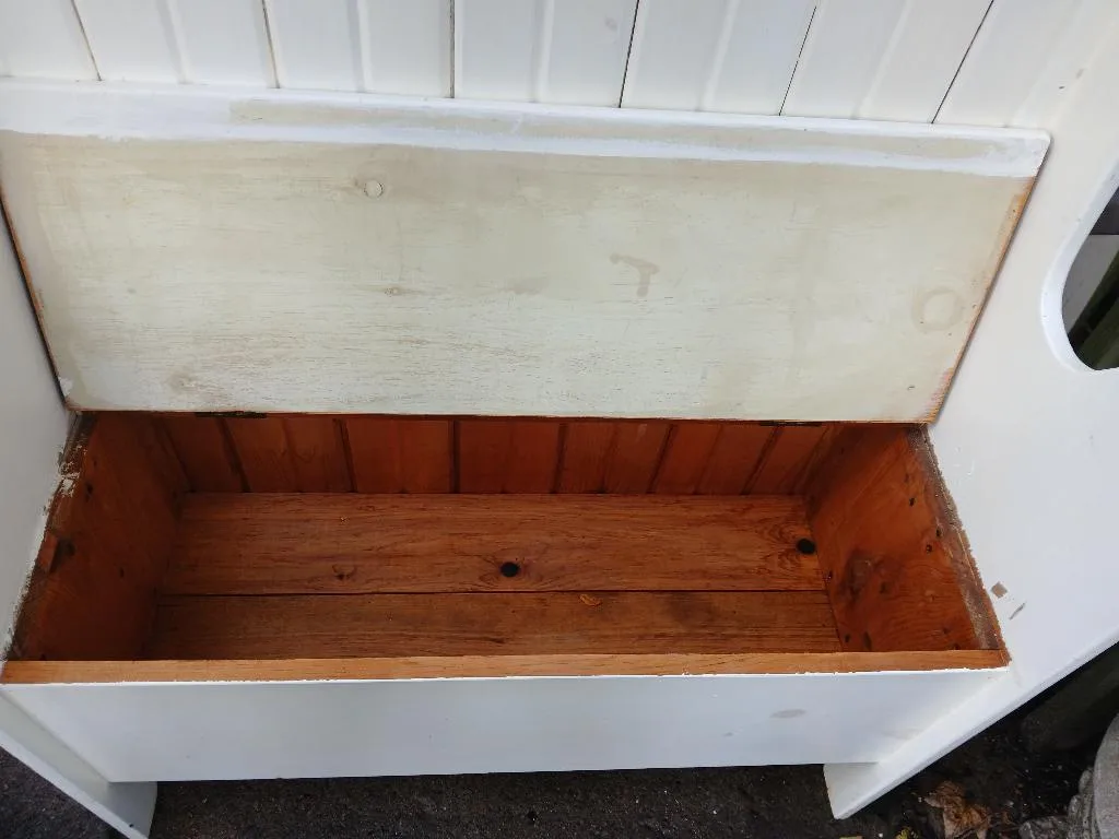 Hall Tree with Storage Bench - White image indicator(3)