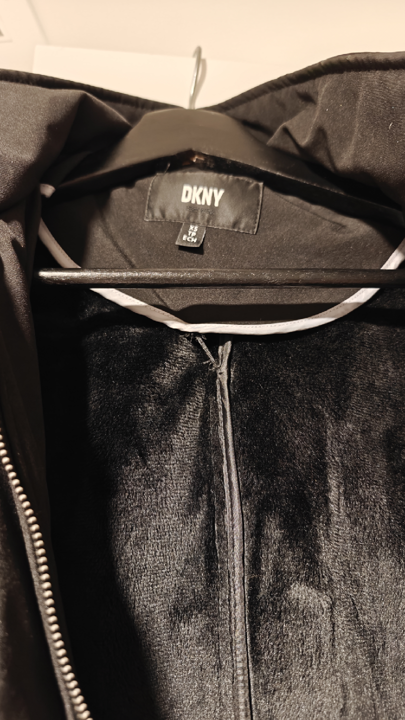 DKNY Black Winter Coat Size XS - photo 4