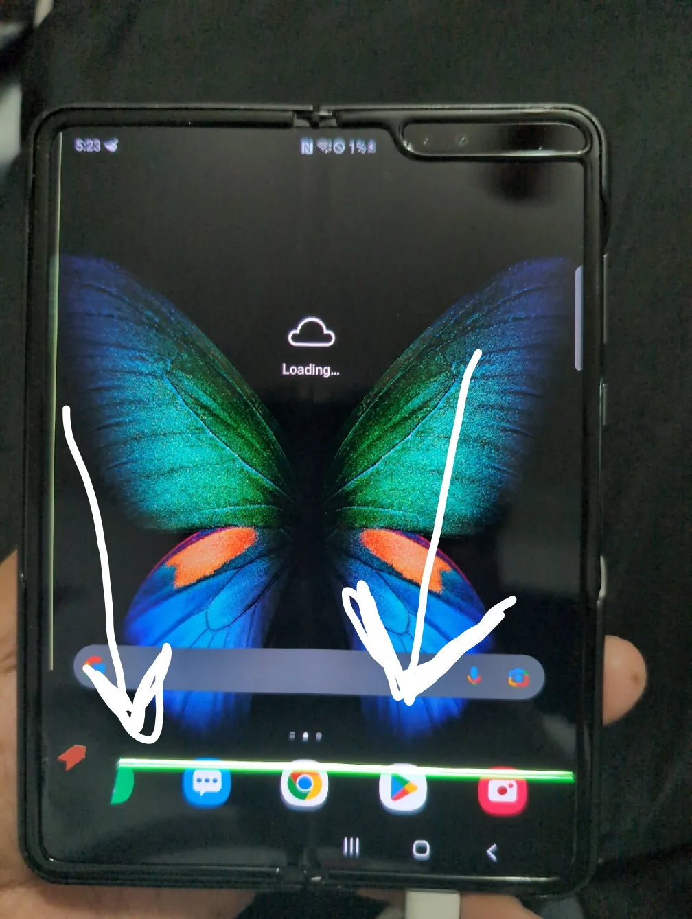 Samsung Galaxy Fold with Leather Case image indicator(6)
