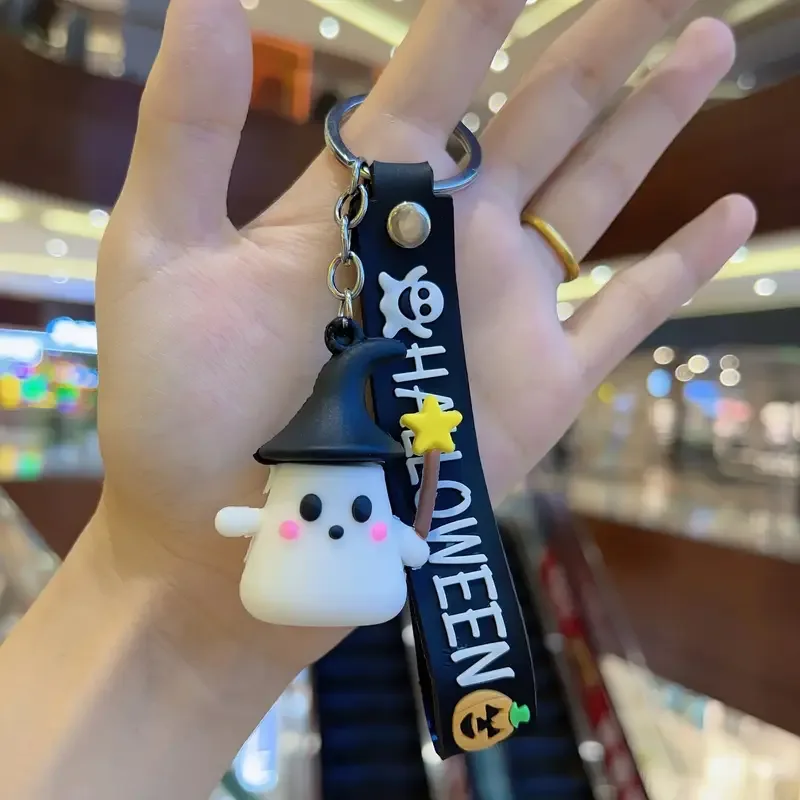 Halloween Keychain - Ghost Witch image indicator(2)