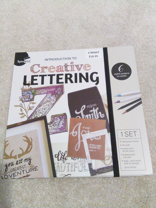 Spice Box Introduction to Creative Lettering Kit - New