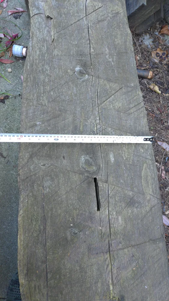 Rustic Wooden Bench/Stump Set image indicator(4)