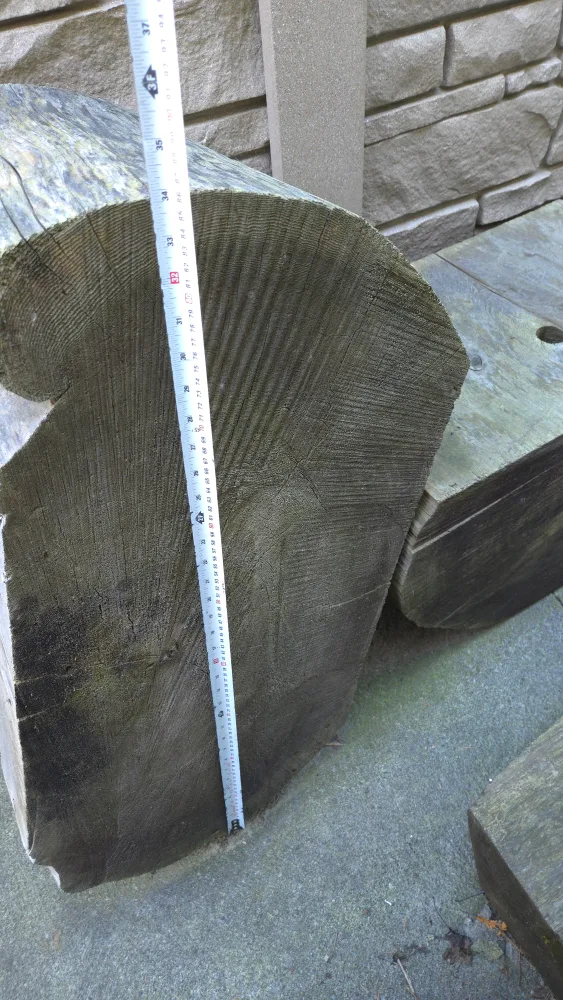 Rustic Wooden Bench/Stump Set image indicator(6)