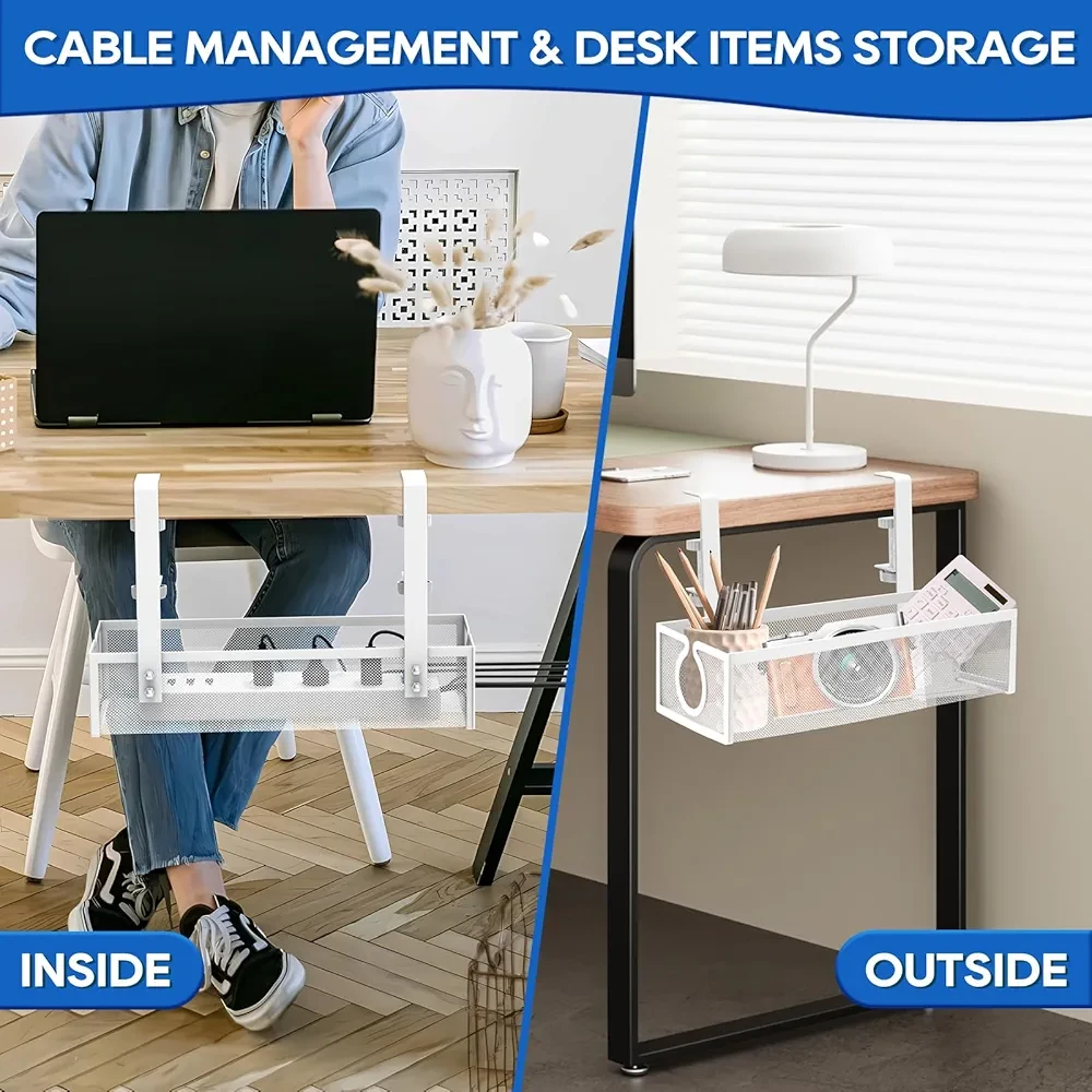 Under Desk Cable Management Tray - photo 2