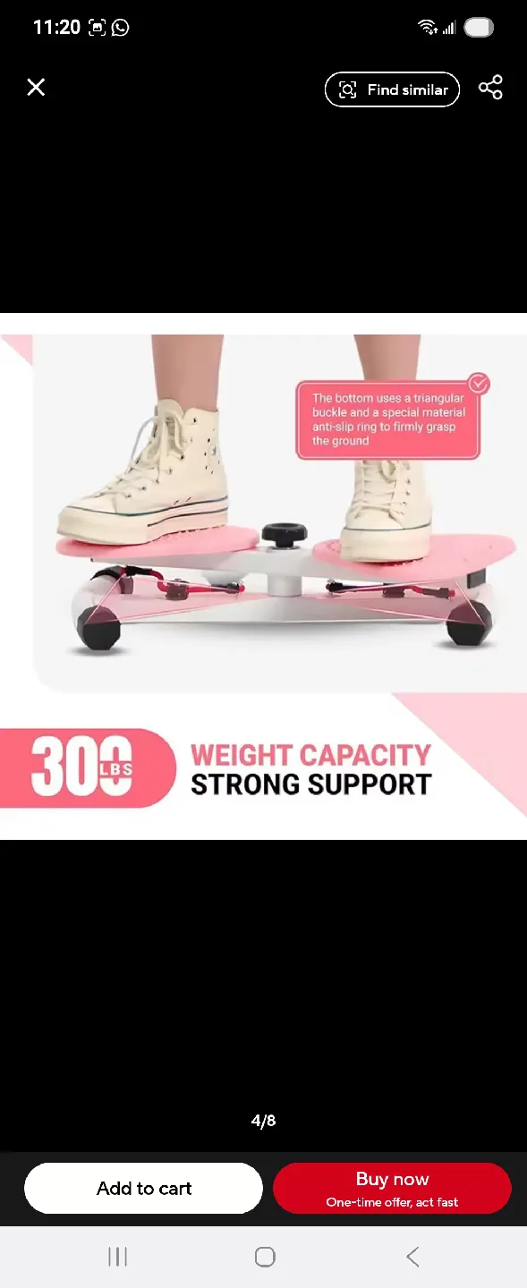 Pink Fitness Stepper thumbnail