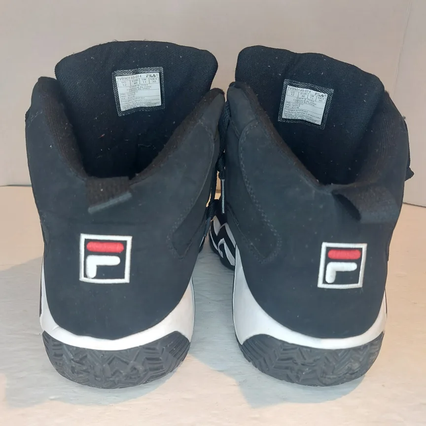 Fila Black High Top Sneakers image indicator(3)